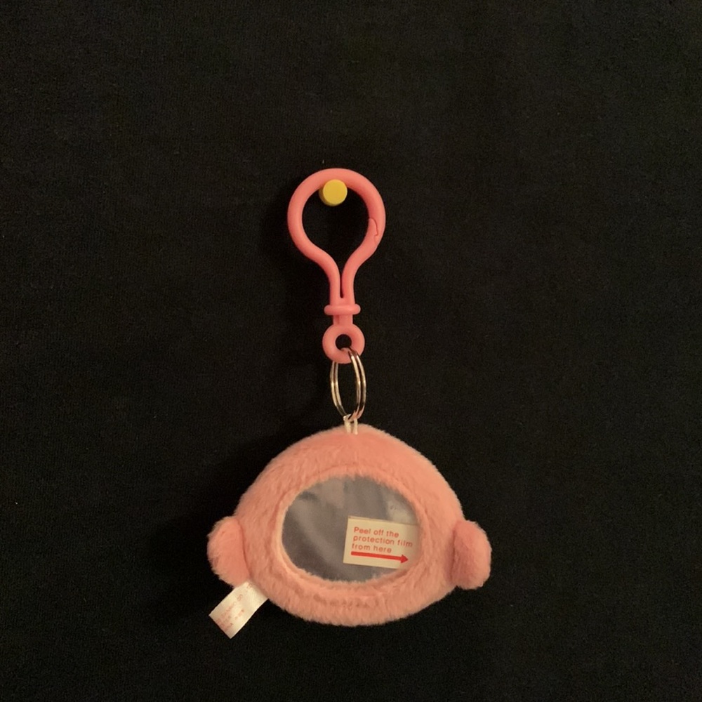 Chi Chai Monchan monkey plush dangle mirror clip - Picture 3 of 5